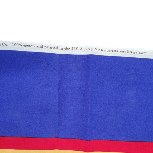 Peace On Earth Cranston Print Works Cotton Fabric Panels Set Quilt Starter - Picture 6 of 8